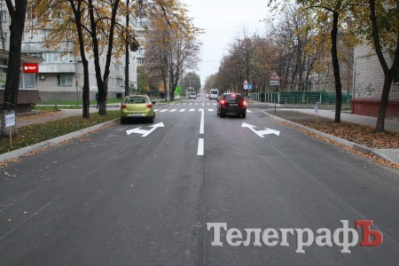Ул. Шевченко в Кременчуге так и не сделали двусторонней на участке от Красина до Октябрьской