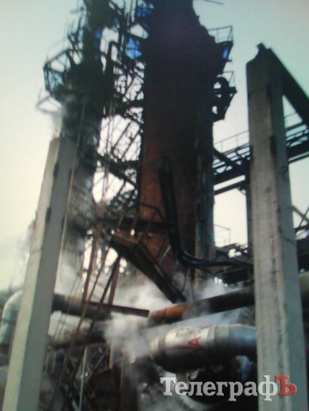 Последствия пожара на Кременчугском НПЗ