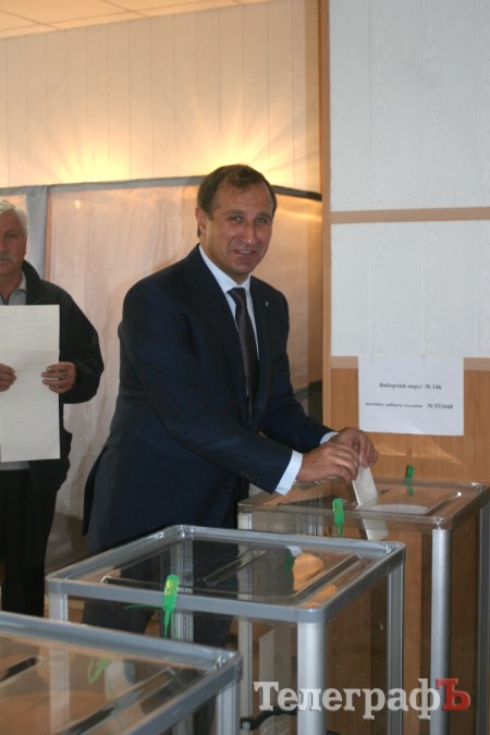 Мэр Кременчуга уже проголосовал на выборах