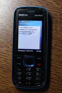 В Кременчуге рассылают sms с агитацией за одну из партий