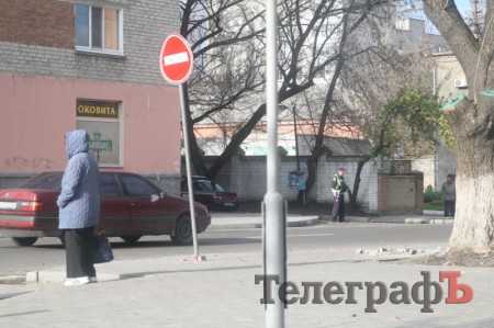 ГАИ ловит желающих проехаться по ещё не открытой ул. Шевченко