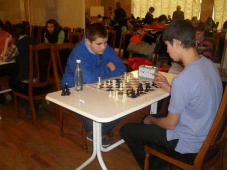 Соревнования по шахматам среди школ Кременчуга