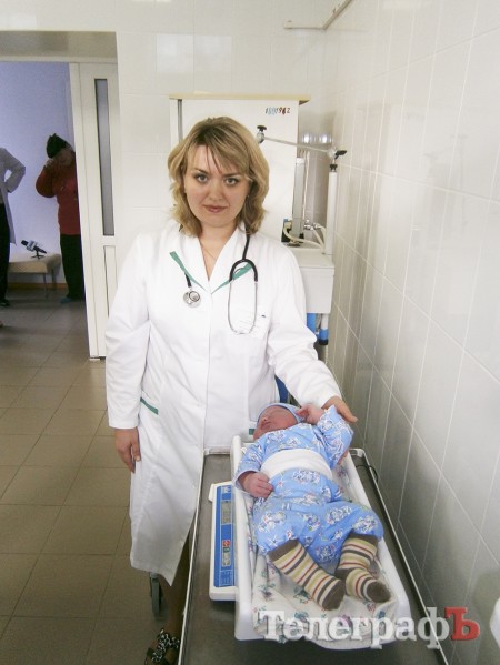 В Кременчуге родился ребенок-богатырь