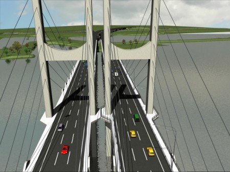 Проект нового моста в Кременчуге