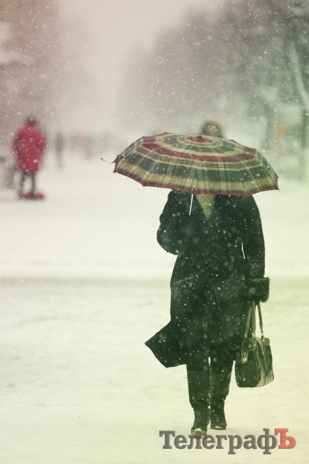 В Кременчуг пришла зима