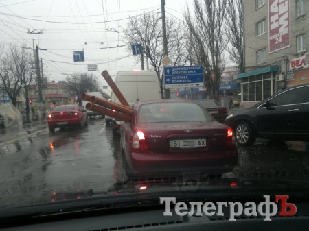 Приколы нашего городка: на улицах Кременчуга замечена супер-турбо Daewoo