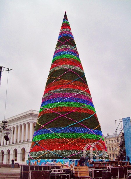 В Кременчуг могут привезти прошлогоднюю столичную елку