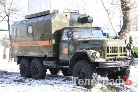 В Кременчуге заработал мобильный пункт обогрева