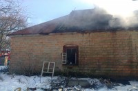 На Полтавщине трое детей остались без дома из-за пожара