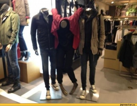 38-летний полтавчанин пытался украсть куртку с манекена