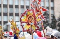 Рождественский вертеп порадовал кременчужан на площади Независимости