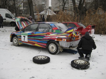 Гонки на льду в Кременчуге