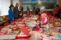 Кременчугские школьники создавали валентинки своими руками
