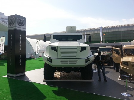 На выставке  IDEX-2013 в Абу-Даби КрАЗ презентовал свой новый бронетранспортер