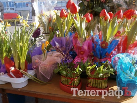 Кременчужане начали готовиться к 8 Марта