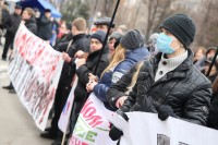 Митингующие против строительства Белановского ГОКа ворвались на сессию райсовета