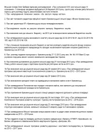 26 марта состоится XХХ сессия Кременчугского городского совета