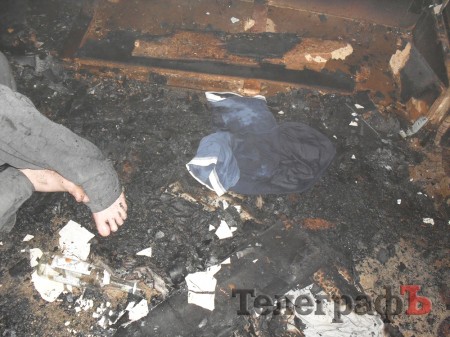 14 марта в Кременчуге, предположительно, из-за пьяного мужчины случился пожар (ФОТО)
