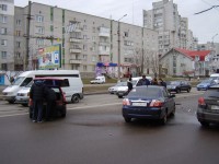 В Кременчуге столкнулись Lifan и "девятка"