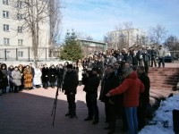На админздании «Кременчугводоканала» открыта мемориальная доска основателям водоканала