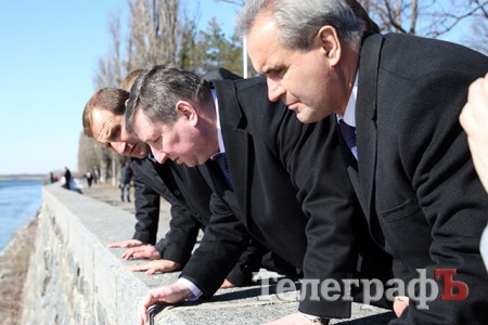 Власти Кременчуга хотят взять на баланс города дамбу Днепра, которая находится в Приднепровском парке