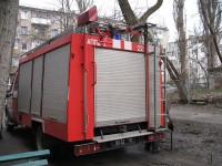 В Кременчуге бомжи устроили пожар в тепловом пункте дома по улице Первомайской