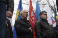 В Полтаве прошла акция оппозиции «Вставай, Украина!»