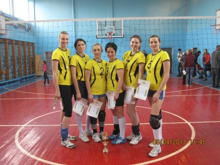 Команда «Нефтехимик» - чемпион Кременчуга по волейболу среди женщин