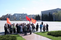 В Кременчуге коммунисты отметили 143-летие Ленина