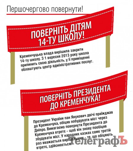 Поверніть бєлочкам парки: "ТелеграфЪ" пропонує актуальні першотравневі лозунги:)