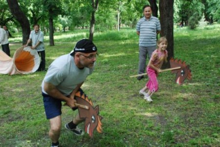 В парке «Приднепровский» прошел День семейного отдыха