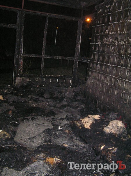 В Кременчуге горело нежилое здание