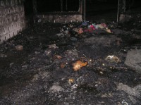 В Кременчуге горело нежилое здание