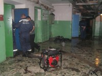 В Кременчуге во время дождя затопило подвалы детской больницы