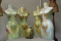 В  Кременчуге открылась первая выставка скульптур-манекенов