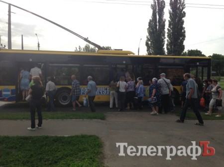 На Молодёжном поломался один из новых троллейбусов