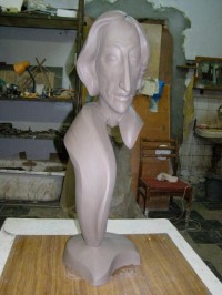 Скульптор з Комсомольська побачив Президента Януковича в образі гоголівського героя, але з комплексами «родом з дитинства»