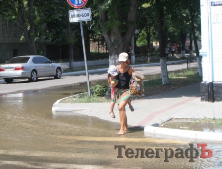 Потоп в центре Кременчуга