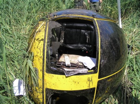 В Кременчуге упал вертолет летного колледжа АК-1-3