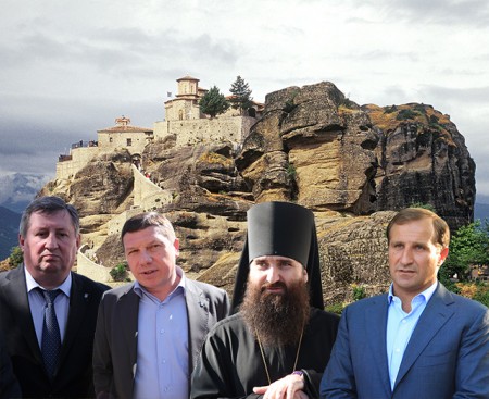 Мэр Бабаев с несколькими заместителями улетели в паломничество на Афон