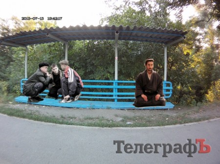 Приколы нашего городка: остановка по-восточному