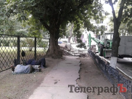 Грустный прикол нашего городка: отдых суровых кременчугских работяг