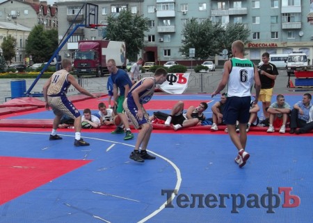 В Кременчуге состоялся праздник «уличного» баскетбола