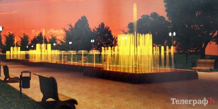 Читатели "Кременчугского Телеграфа" выбрали самый дорогой проект фонтана для бульвара Пушкина