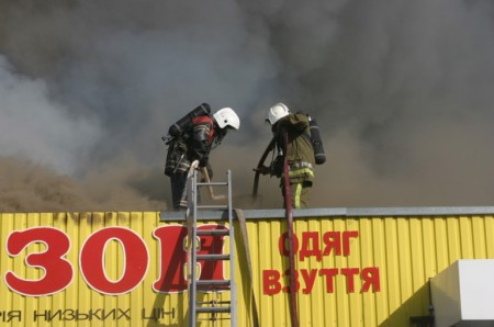 В Полтаве снова горел центральный рынок