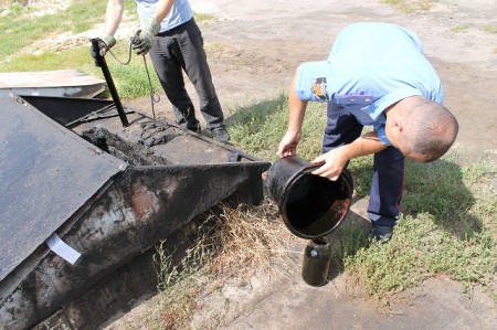 Под Полтавой сожгут 45 тонн подпольной солярки