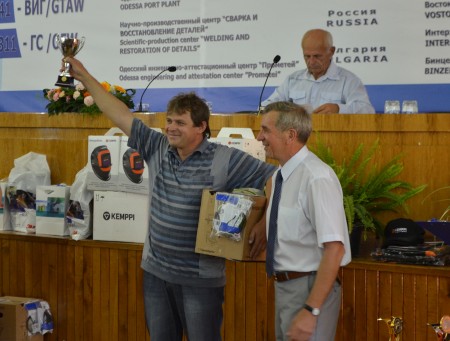 Кременчужанин победил на Х Международном конкурсе сварщиков «Золотой кубок Бенардоса»