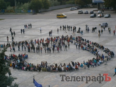 Первая репетиция кременчугского «Майданса»: «Очень трудно, но победа будет за нами!»