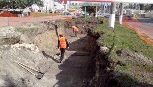 В Кременчуге обещают до 9 октября завершить ремонт теплосетей в районе электростанции