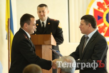 Кременчугские пожарные празднуют День спасателя